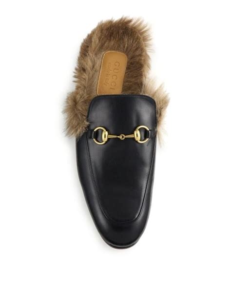 foxtail fur gucci slides|net a porter Gucci slide.